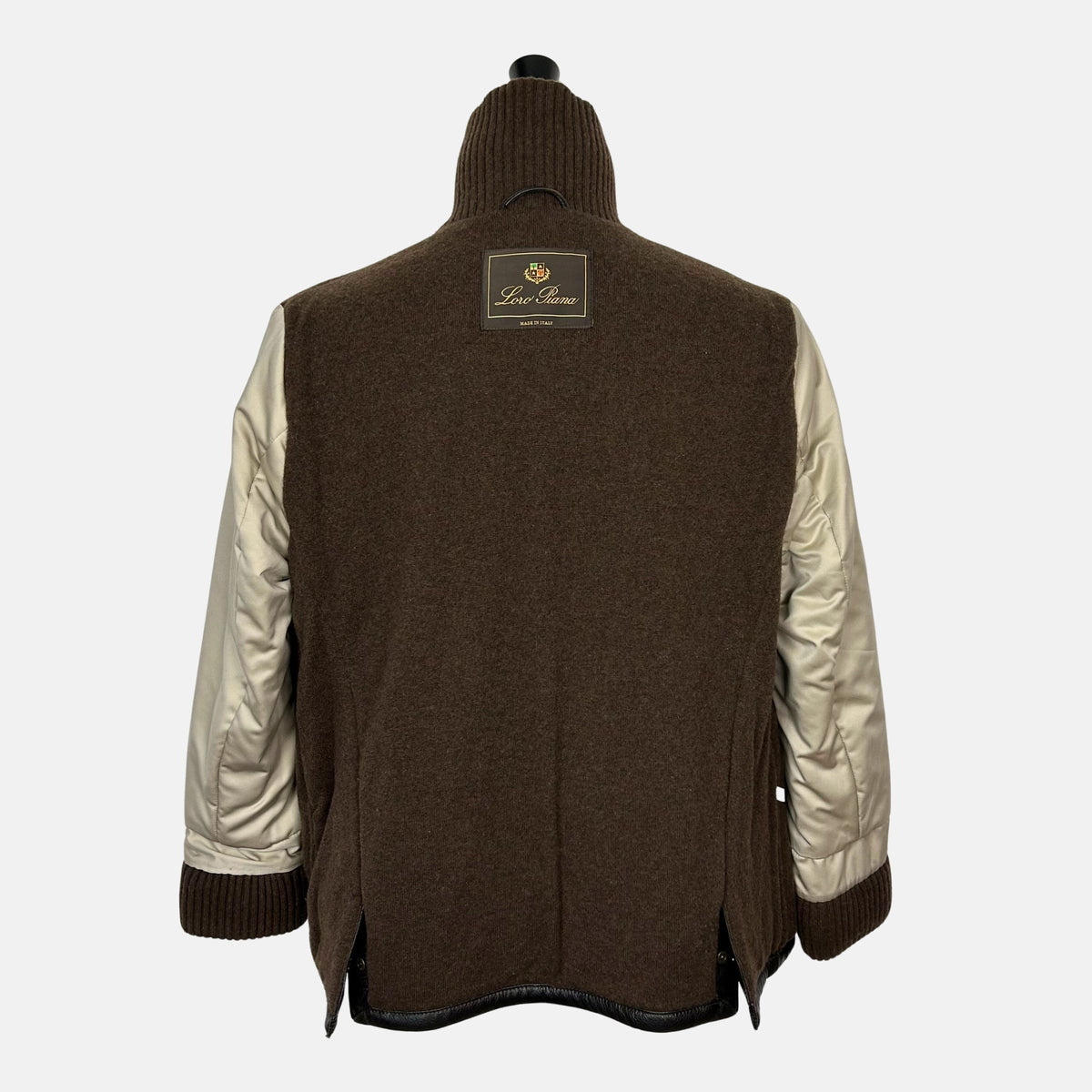 Dark Brown Jacket made of Reindeer Leather (L)
