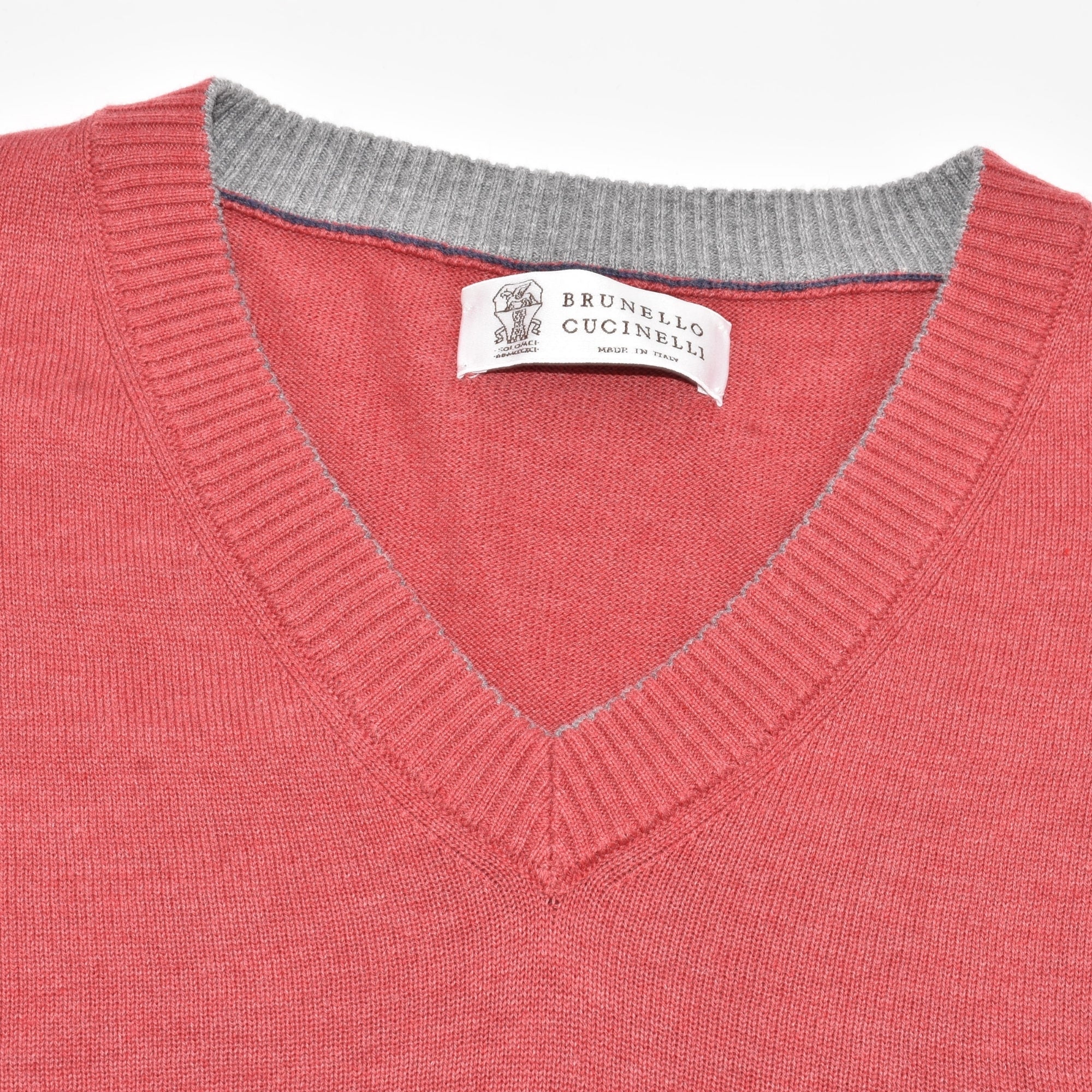 Red Sweater made of Cotton (EU 50)