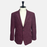 Burgundy Corduroy Blazer made of Cotton (EU 52)