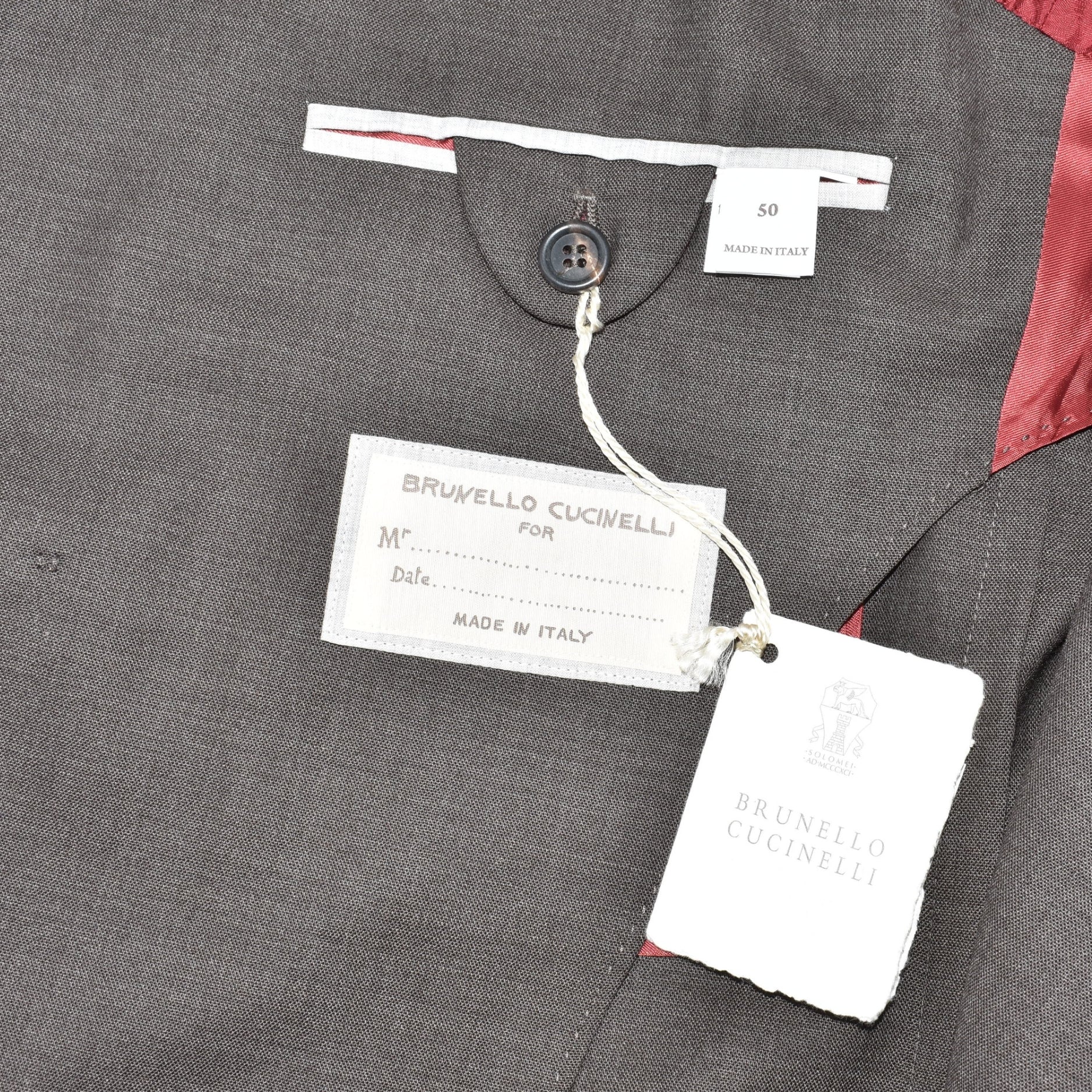 Brown Double Breasted Blazer made of Wool (EU 50)