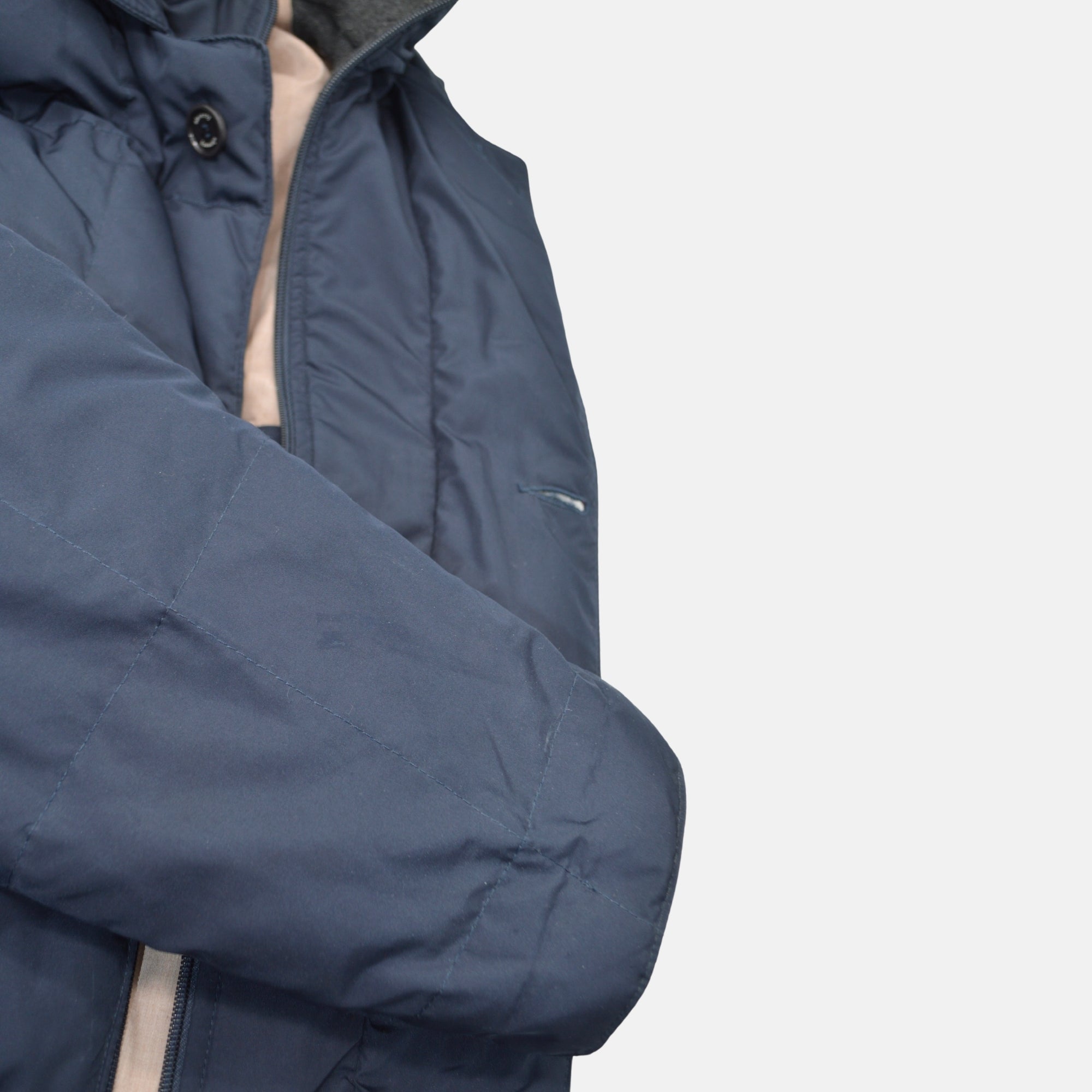 Navy Blue Down Jacket (L)