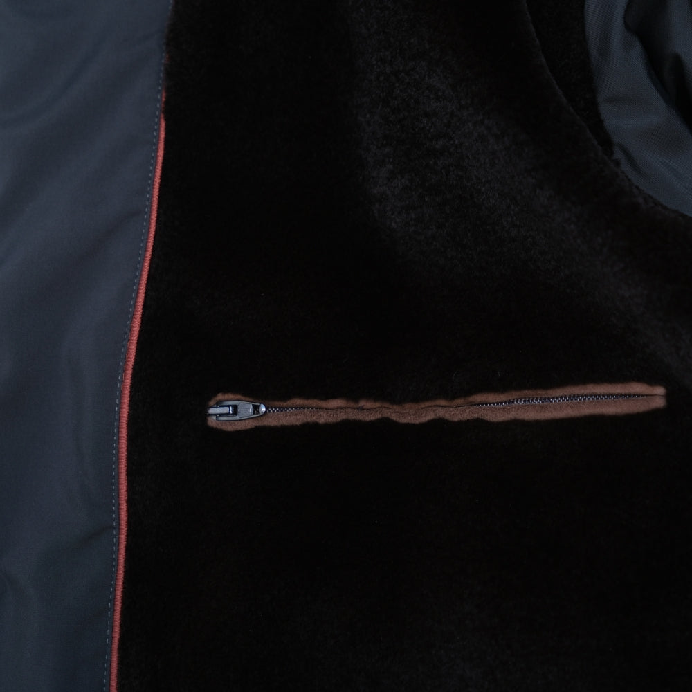 Brown Mink Lined Windmade Jacket (2XL)