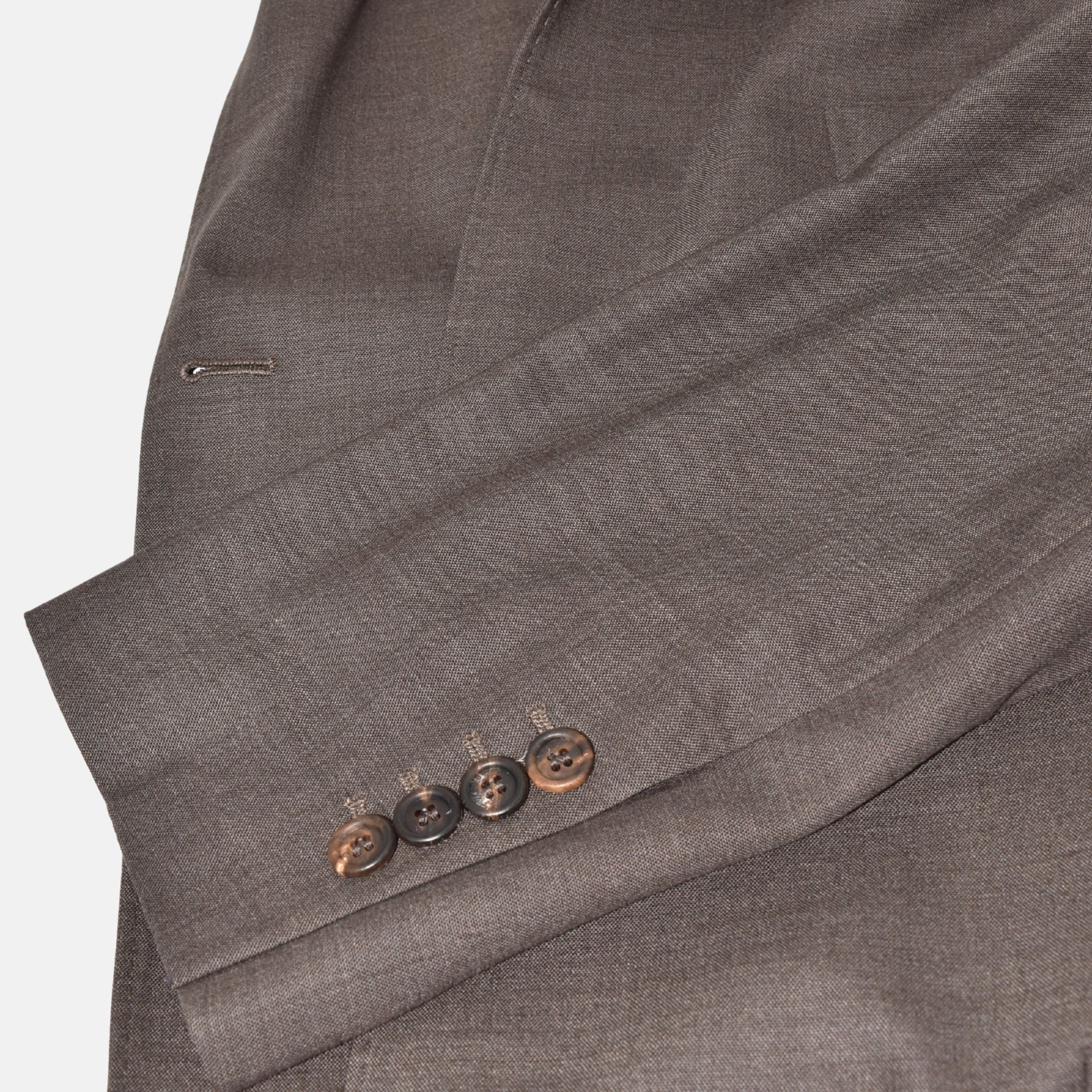 Brown Double Breasted Blazer made of Wool (EU 50)