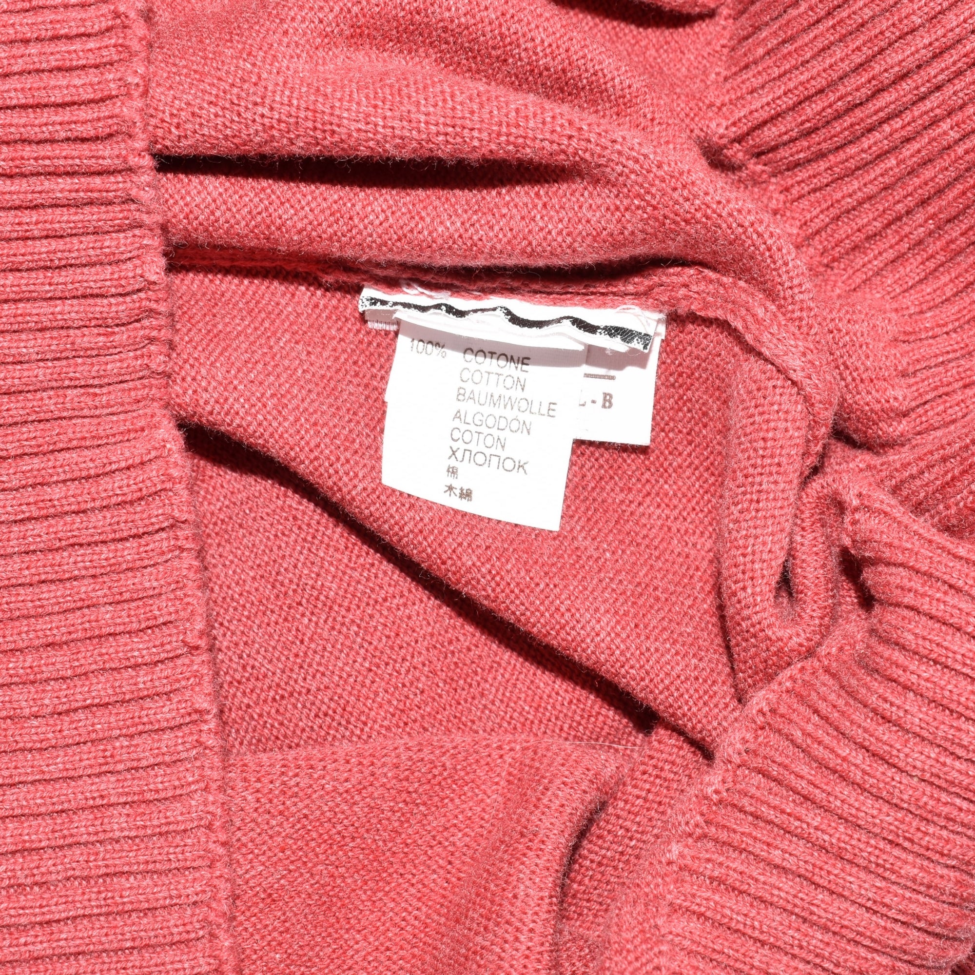 Red Sweater made of Cotton (EU 50)