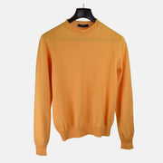 Orange Cotton Sweater (S)