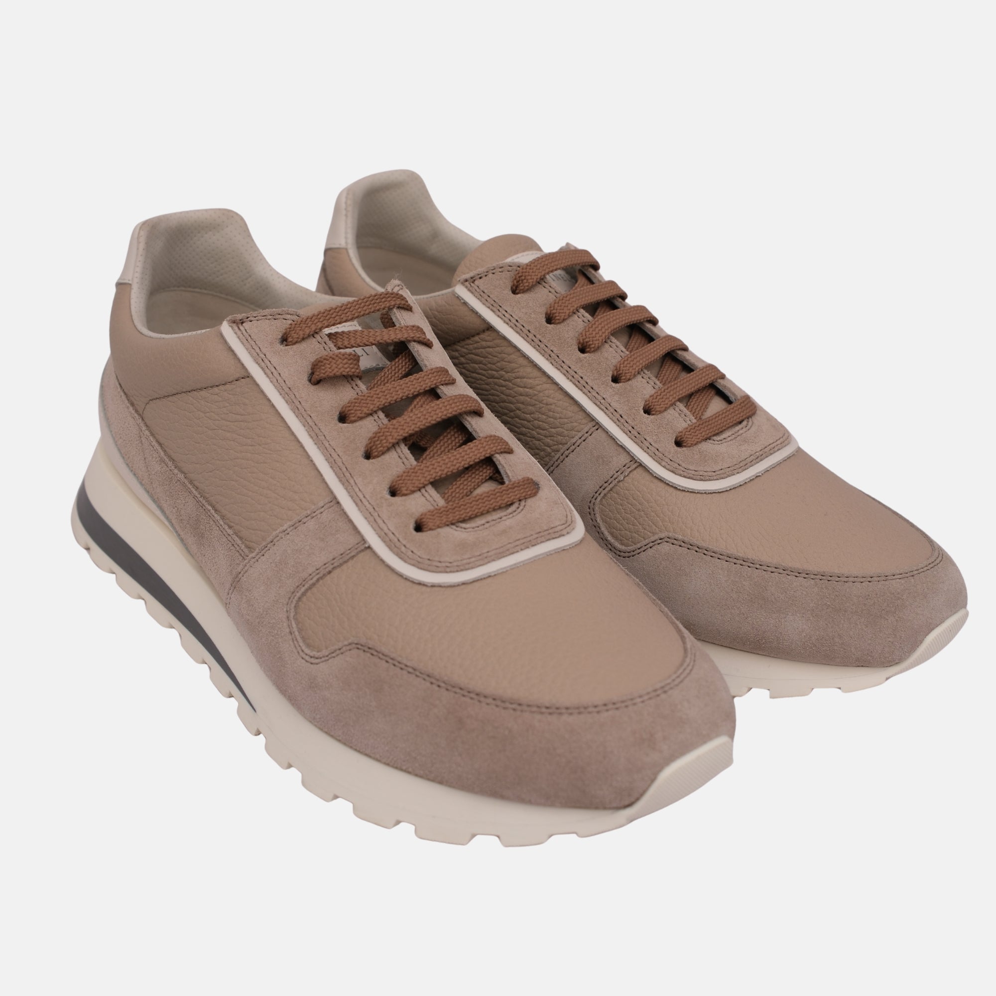 Beige Sneakers made of Suede/Leather (EU 44.5)