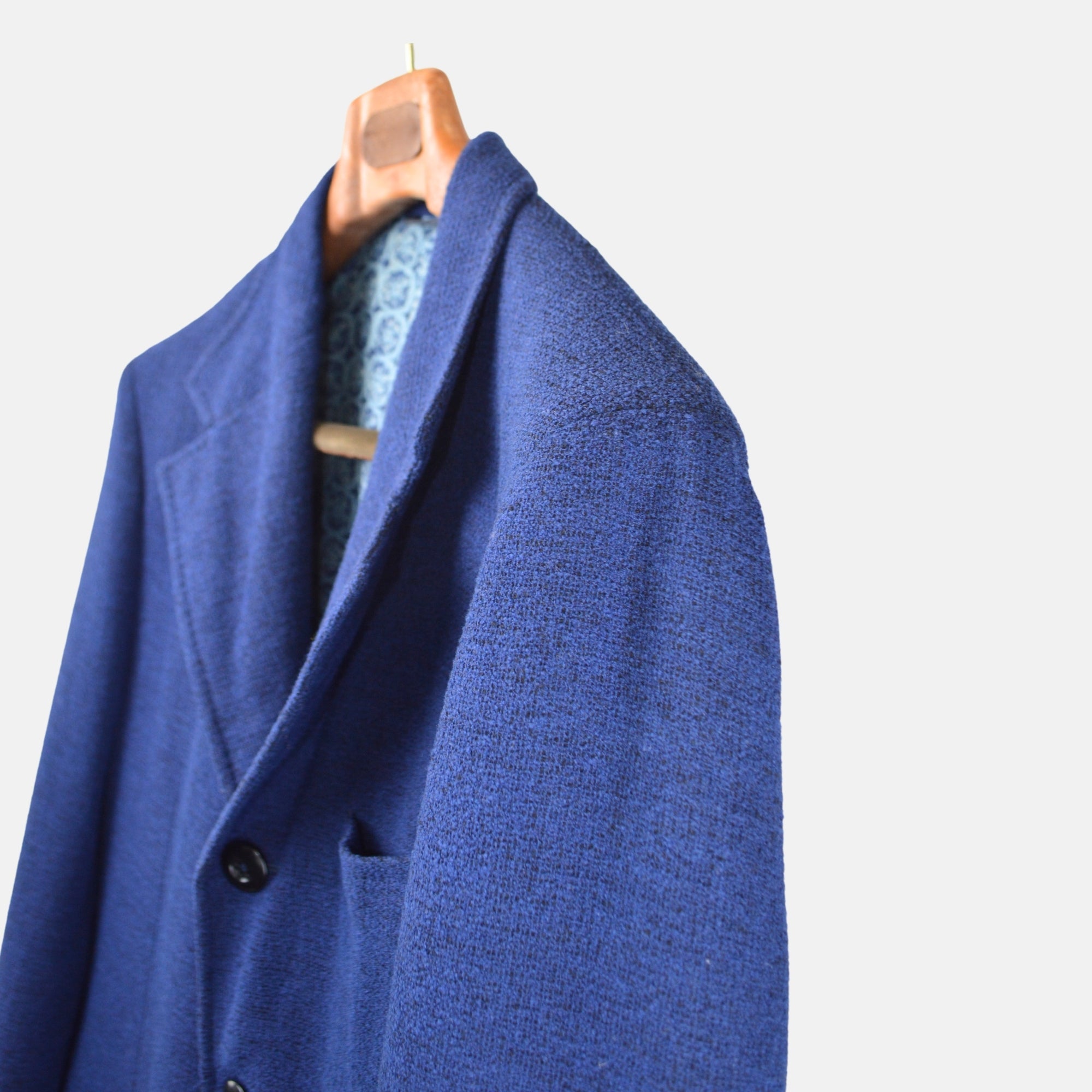 Blue Coat made of Wool/Polyamide (50)