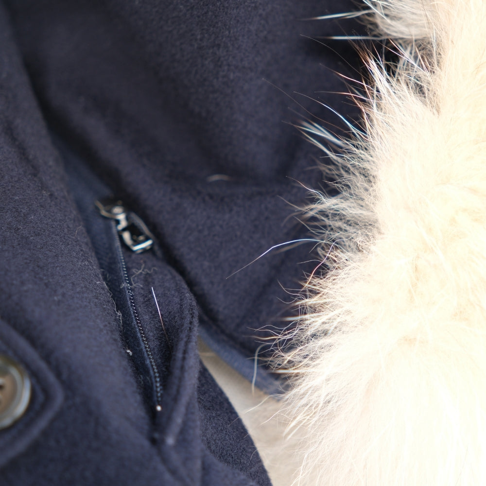 Navy Blue Icer Coat made of Cashmere (L)