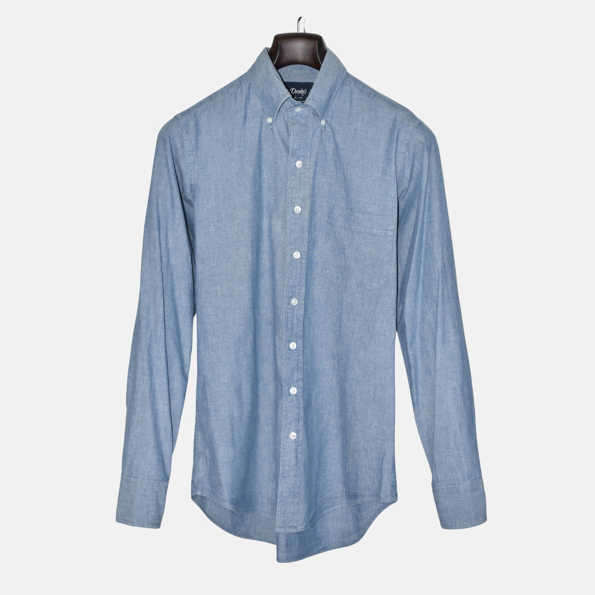 Blue Denim Shirt made of Cotton (EU 39)