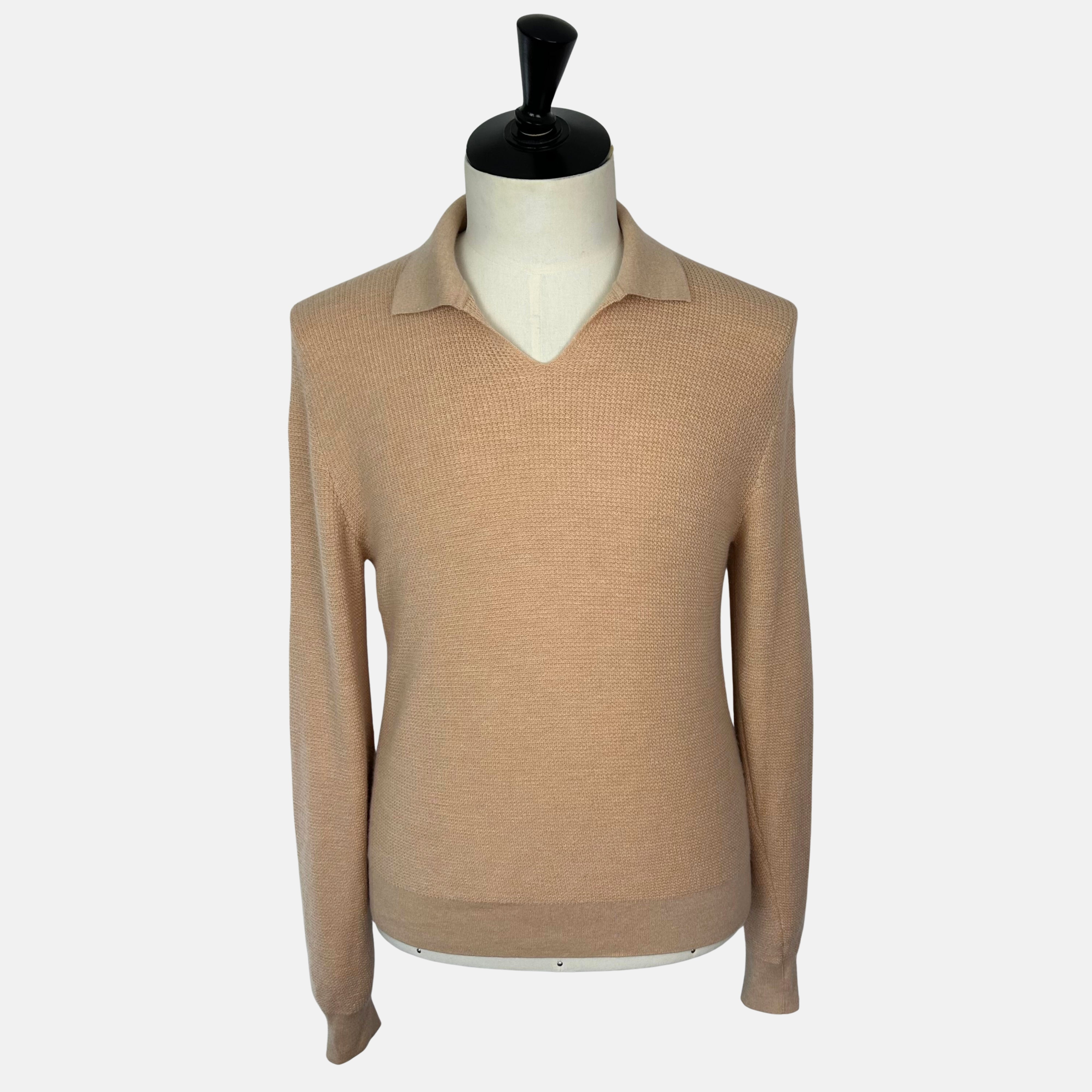 Camel Sweater made of Cashmere/Silk (EU 48)