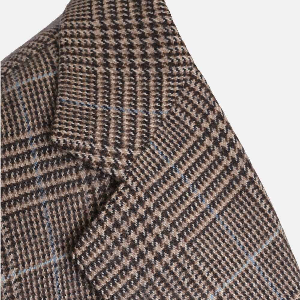 Multicolored Glencheck Cashmere Jacket (EU 52)