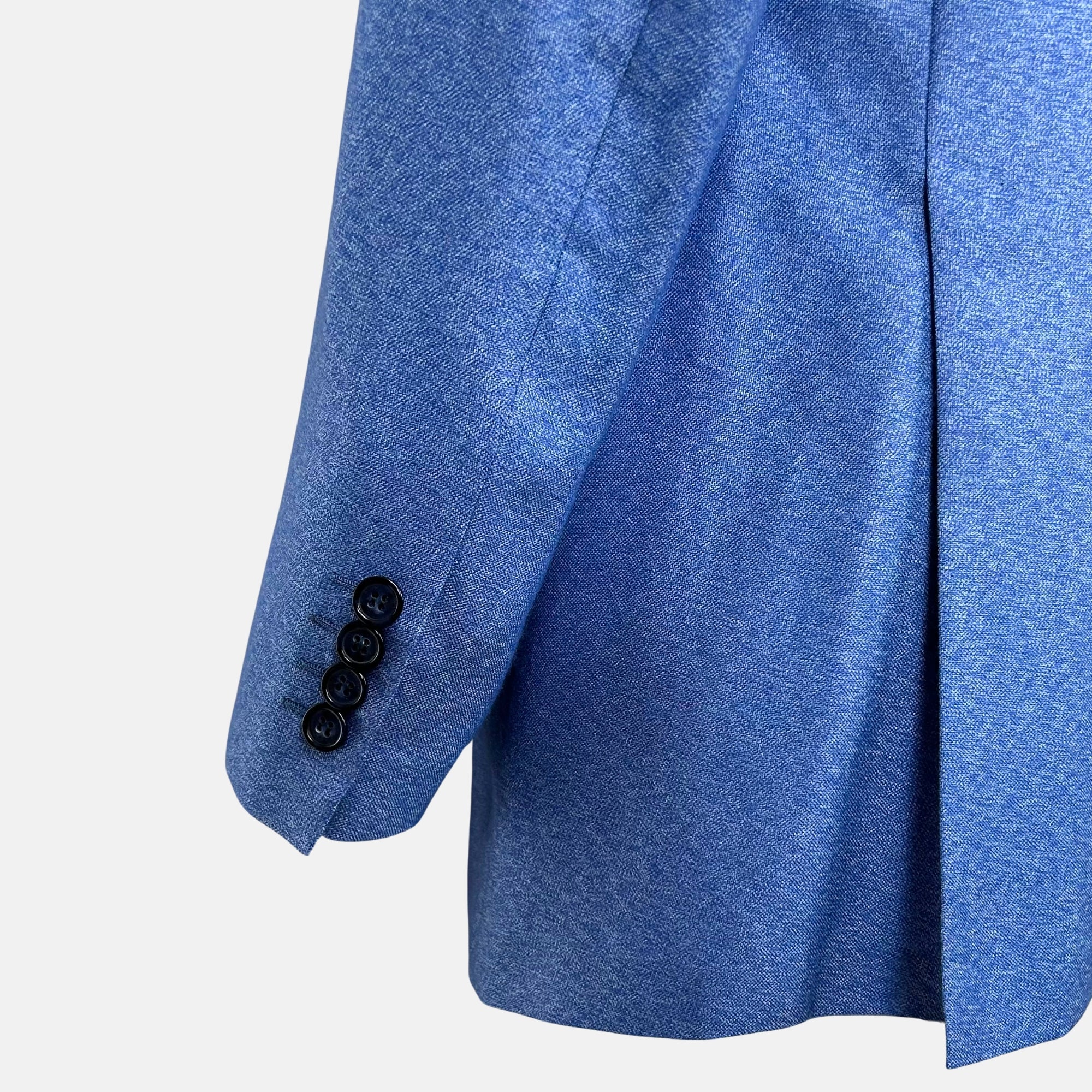 Blue Melange Blazer made of Cashmere/Silk (EU 52)