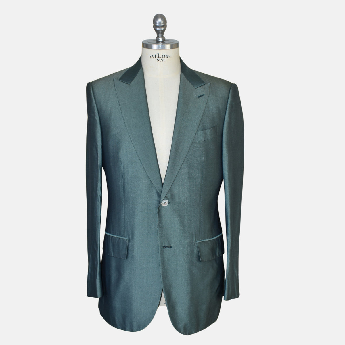 Green Blazer made of Silk (EU 50)