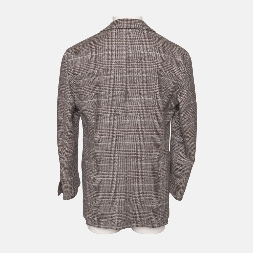 Multicolored Glencheck Cashmere Jacket (EU 52)