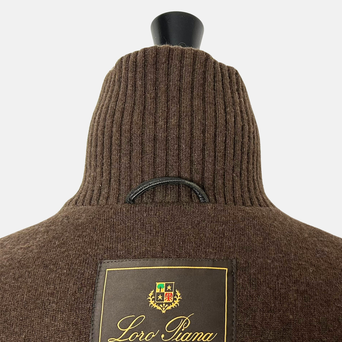Dark Brown Jacket made of Reindeer Leather (L)