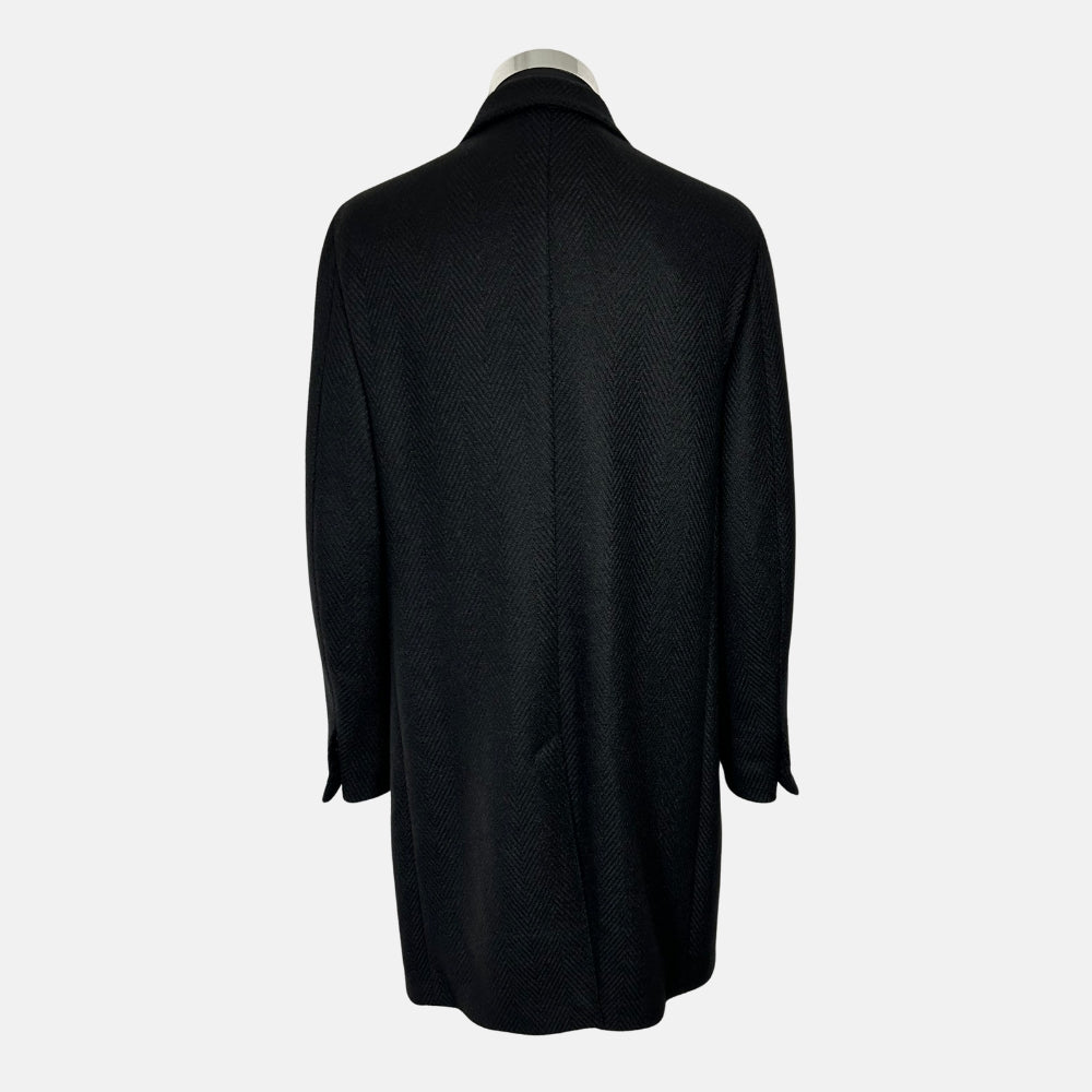 Black Coat made of Alpaca/Wool (48)