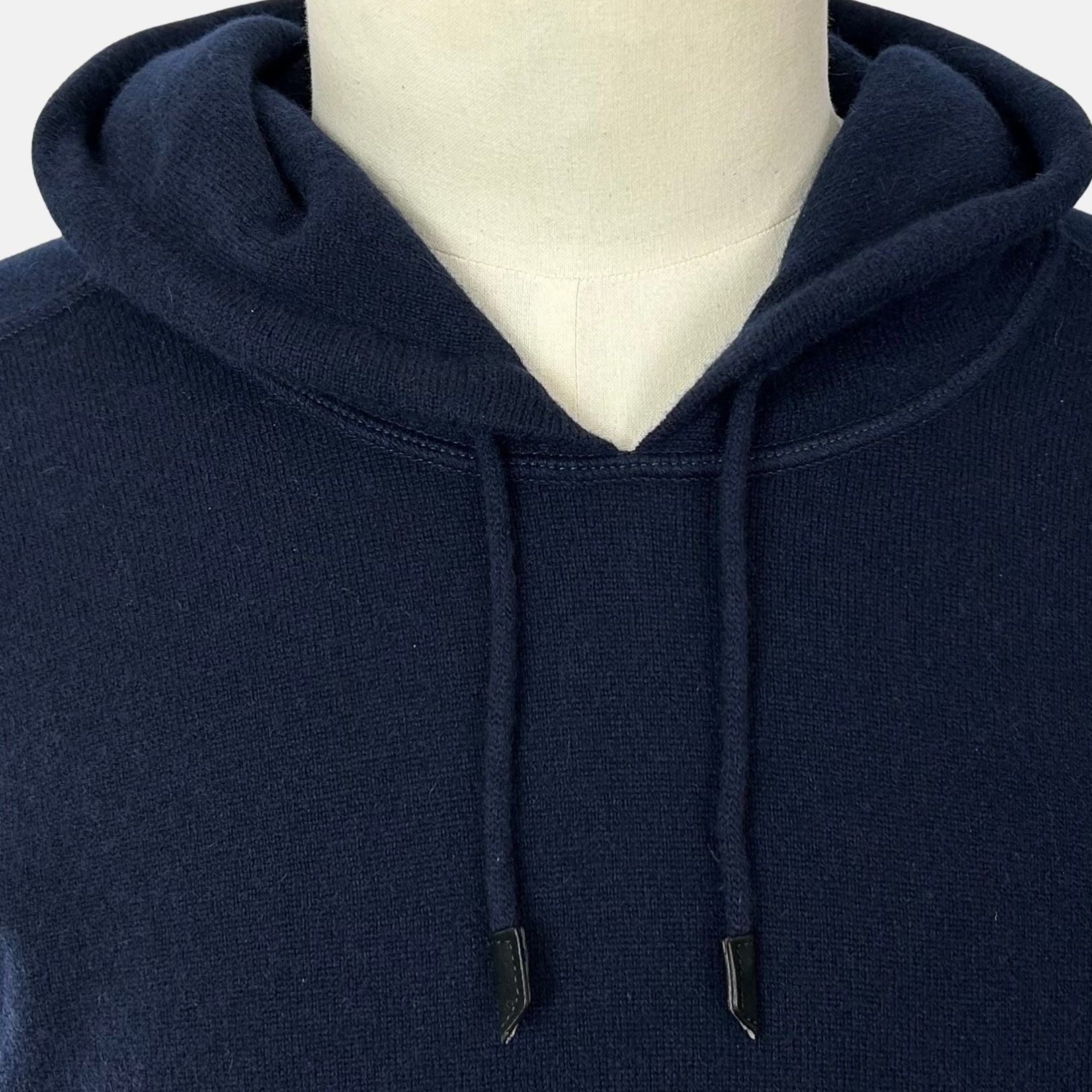 Navy Hoodie made of Cashmere (EU 48)
