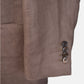 Brown Blazer made of Cotton (52)