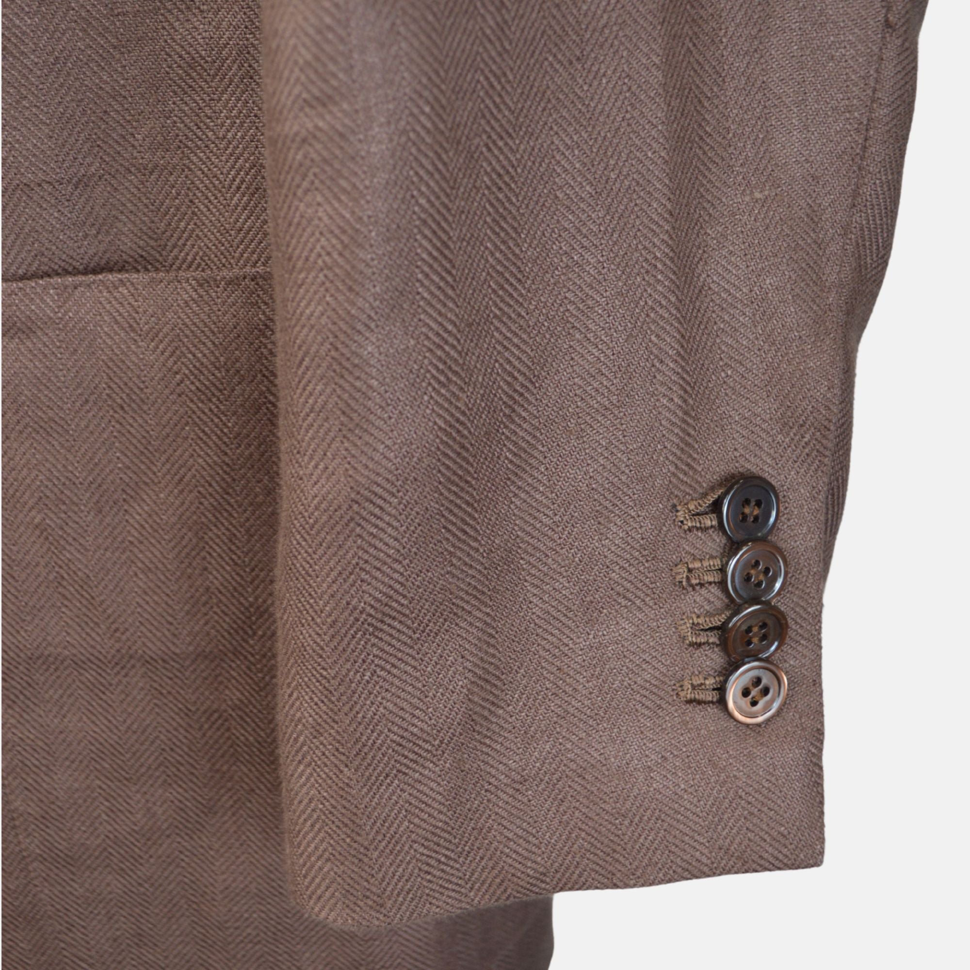 Brown Blazer made of Cotton (EU 52)