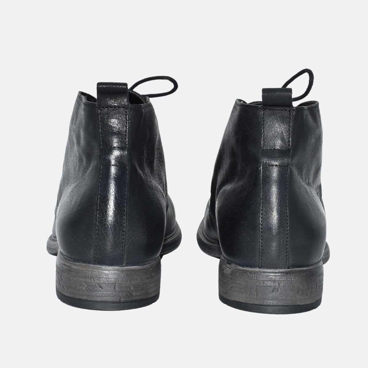Midnight Blue Half Boots made of Leather (EU 44)