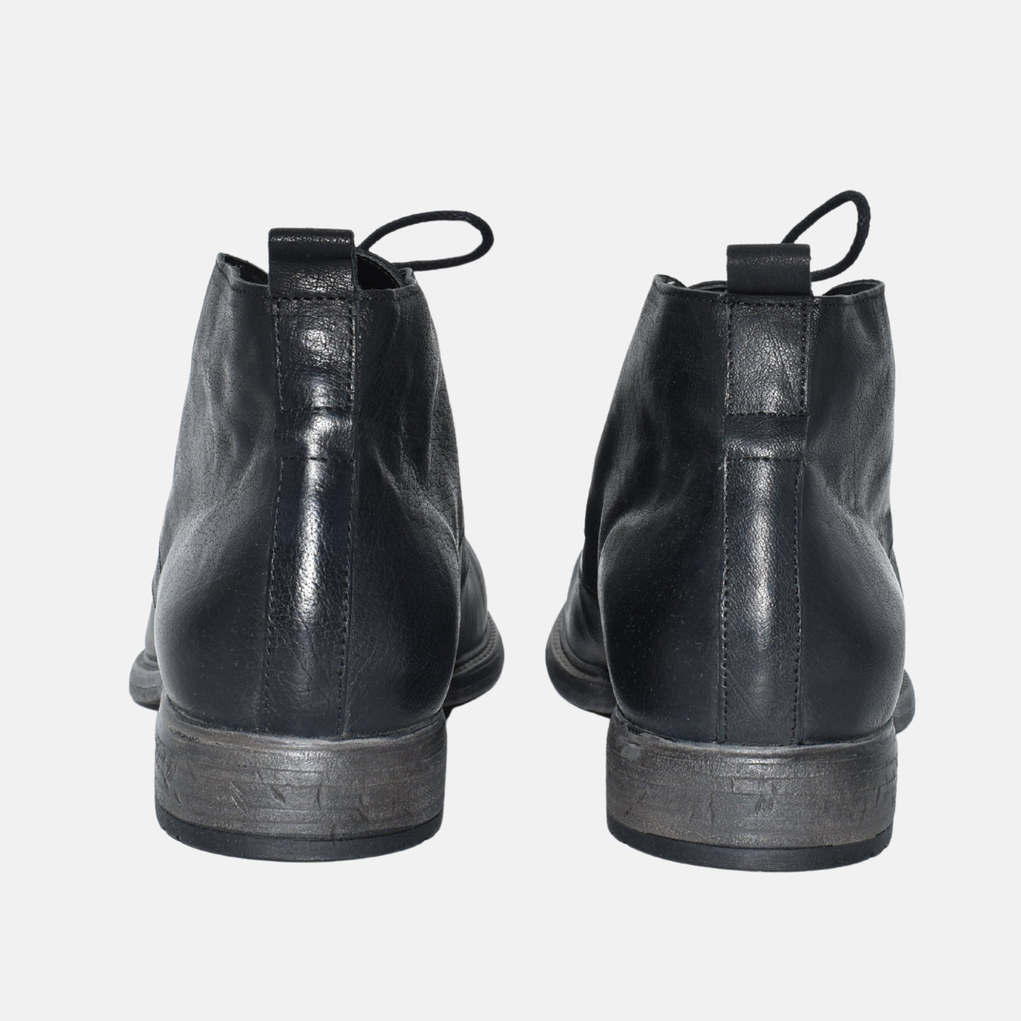 Midnight Blue Half Boots made of Leather (EU 44)