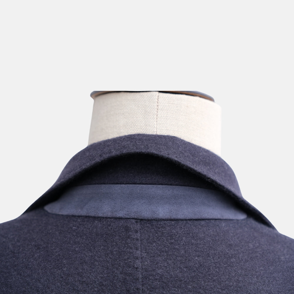Navy Blue Sweater Cashmere Blazer (EU 48)