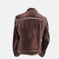 Brown Jacket made of Suede/Leather