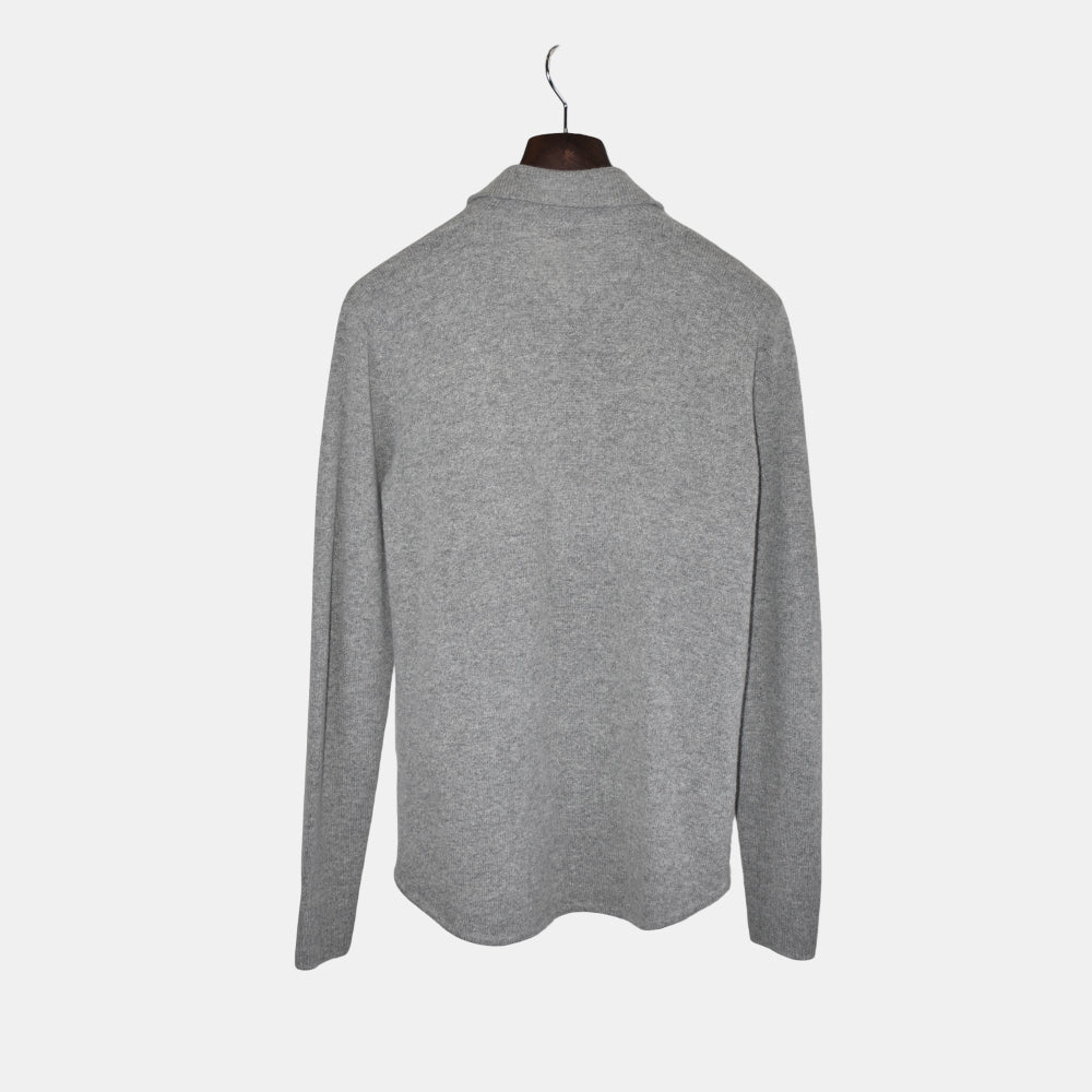 Gray Cardigan made of Alpaca/Wool ( M )