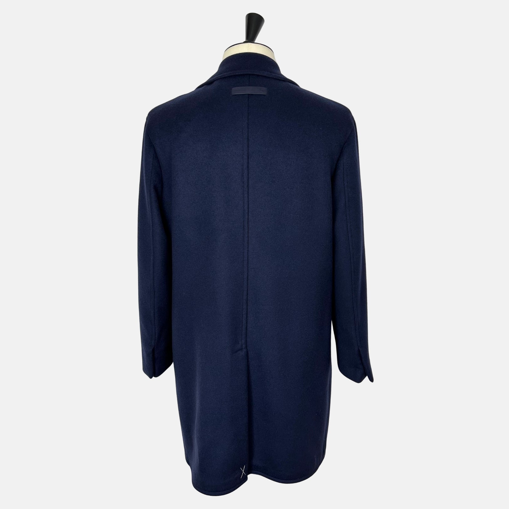 Navy Doublebreasted Coat made of Cashmere (EU 50)