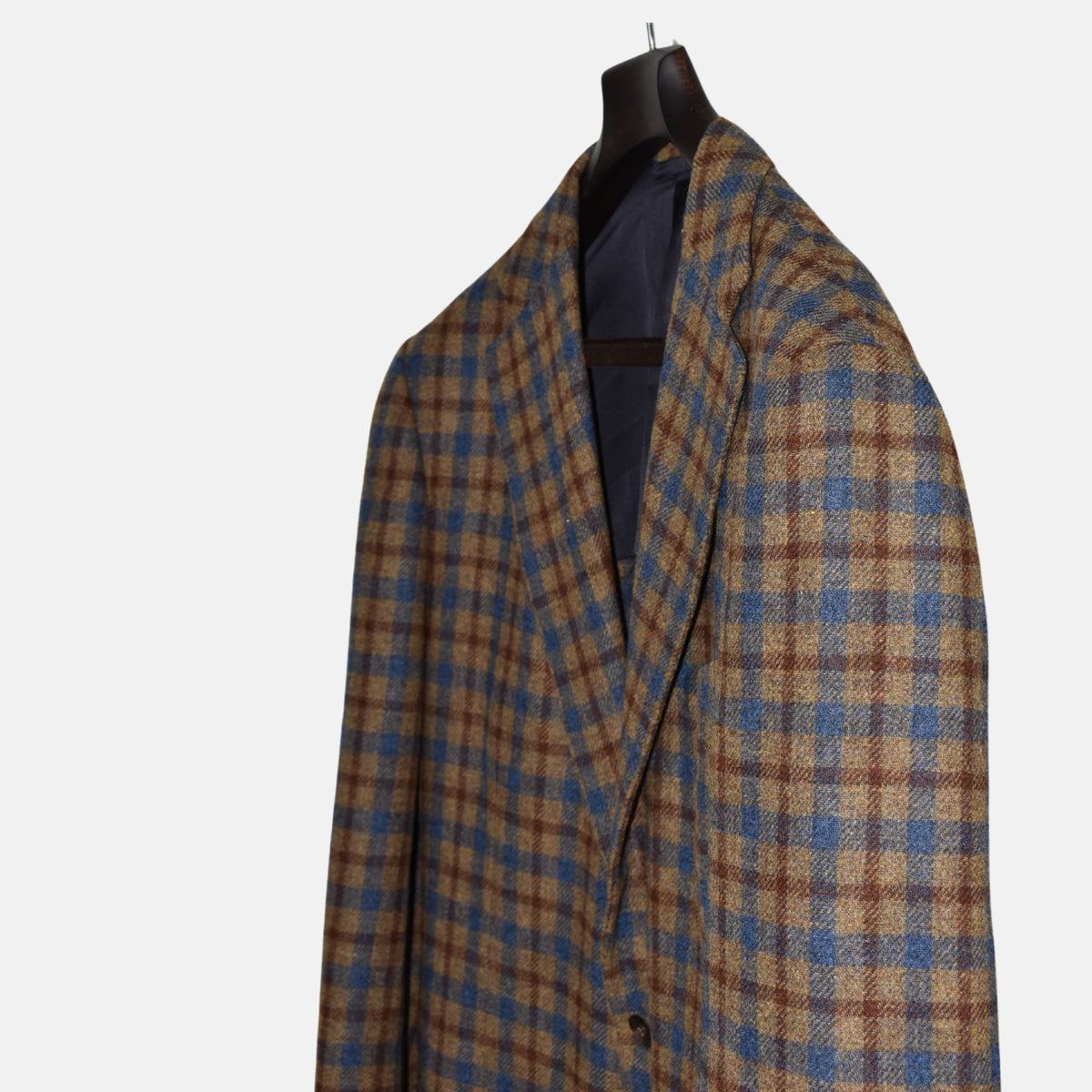Multicoloured Checkered Blazer made of Wool (EU 52L)