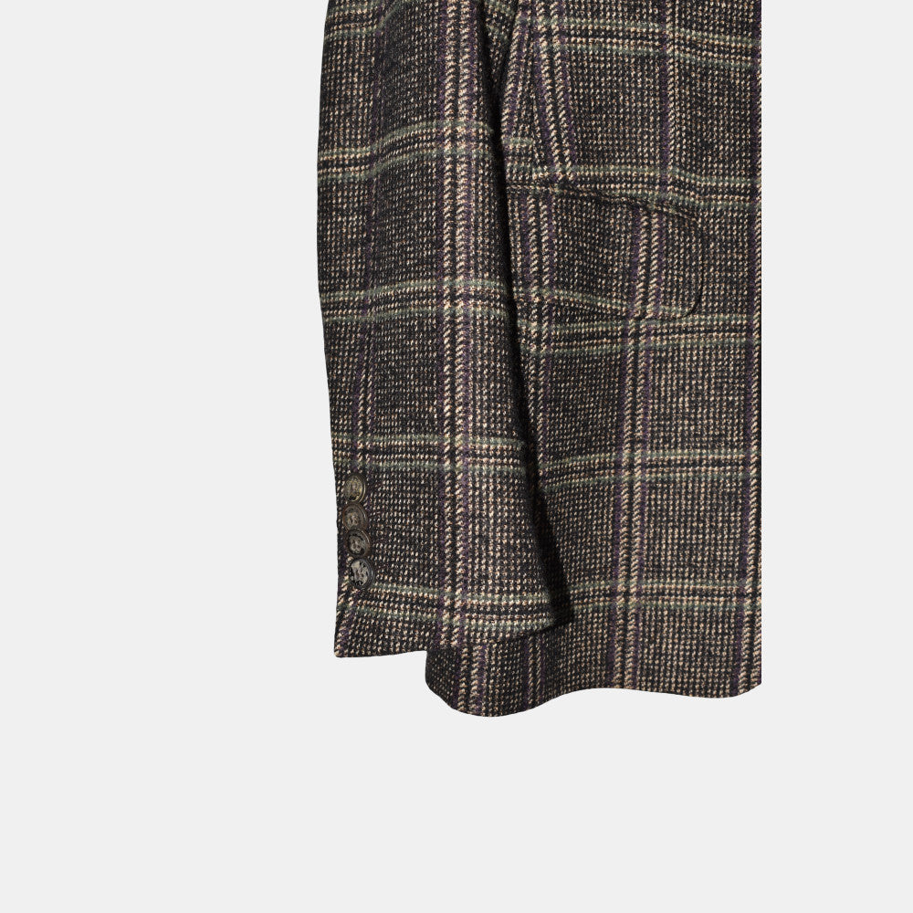 Multicoloured Checkered Blazer made of Wool ( EU 50)