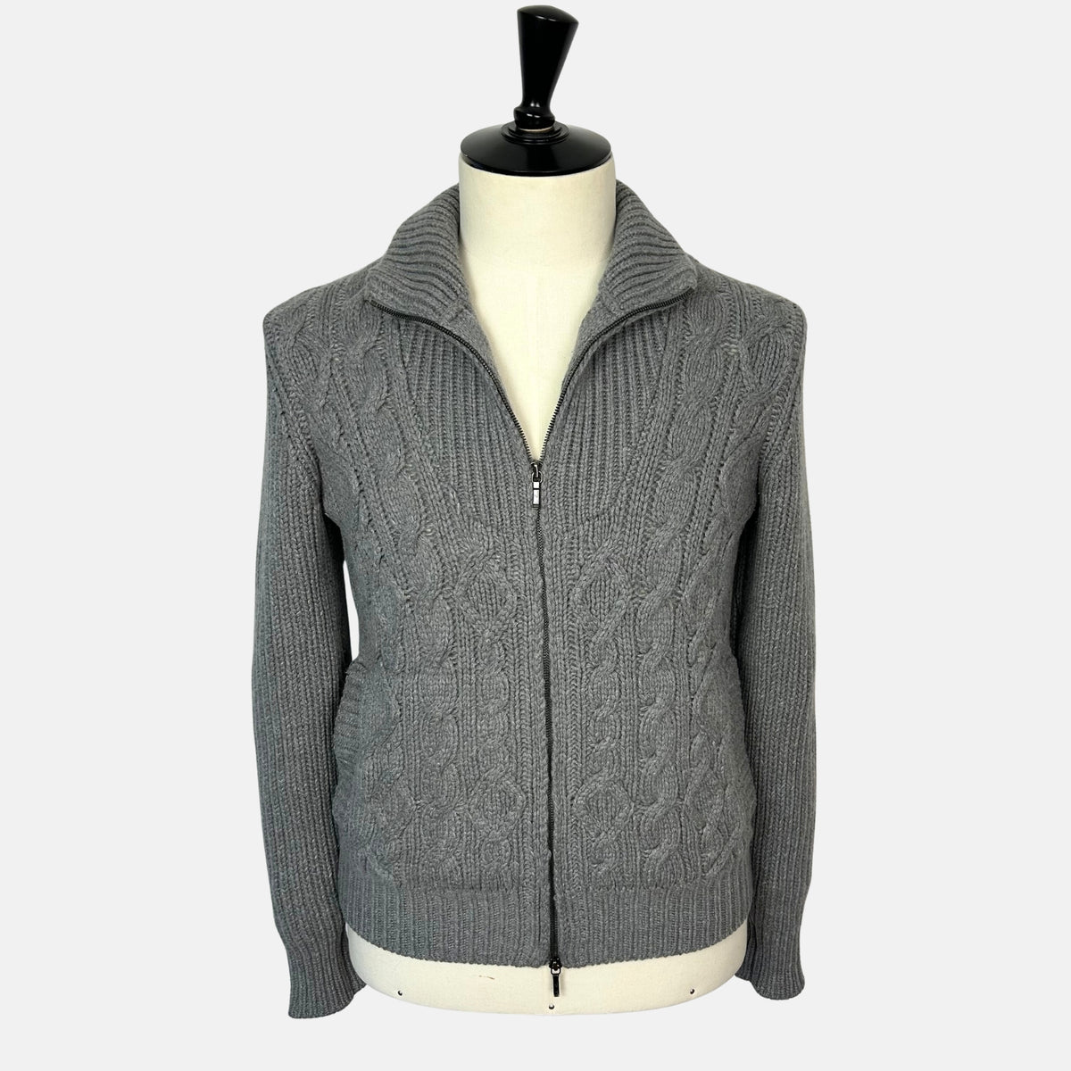 Grey Cardigan made of Baby Cashmere (EU 48)