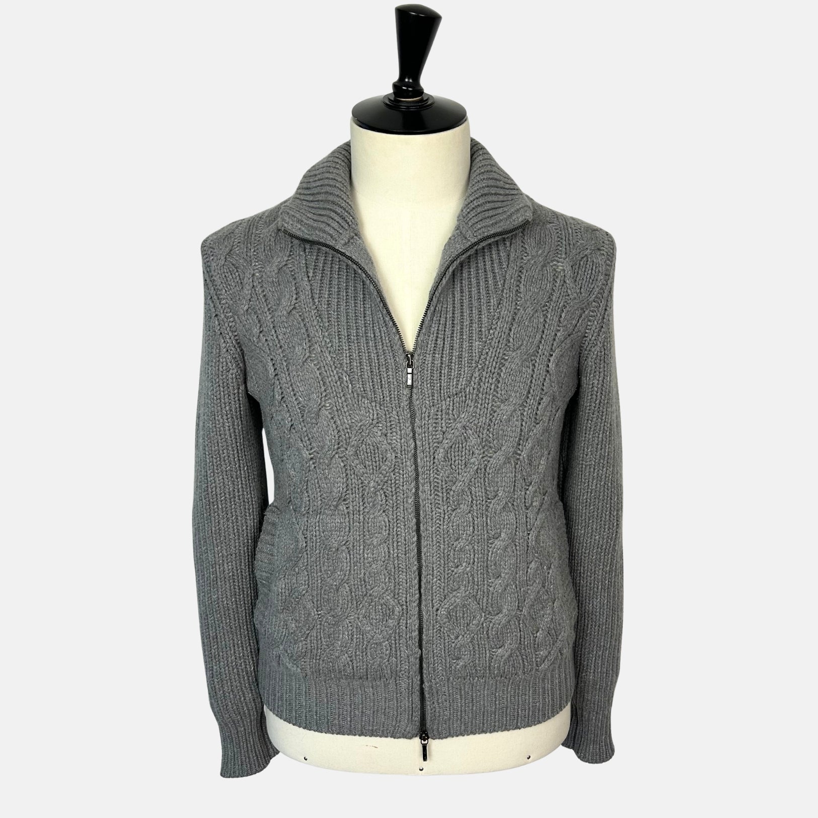 Grey Cardigan made of Baby Cashmere (EU 48)