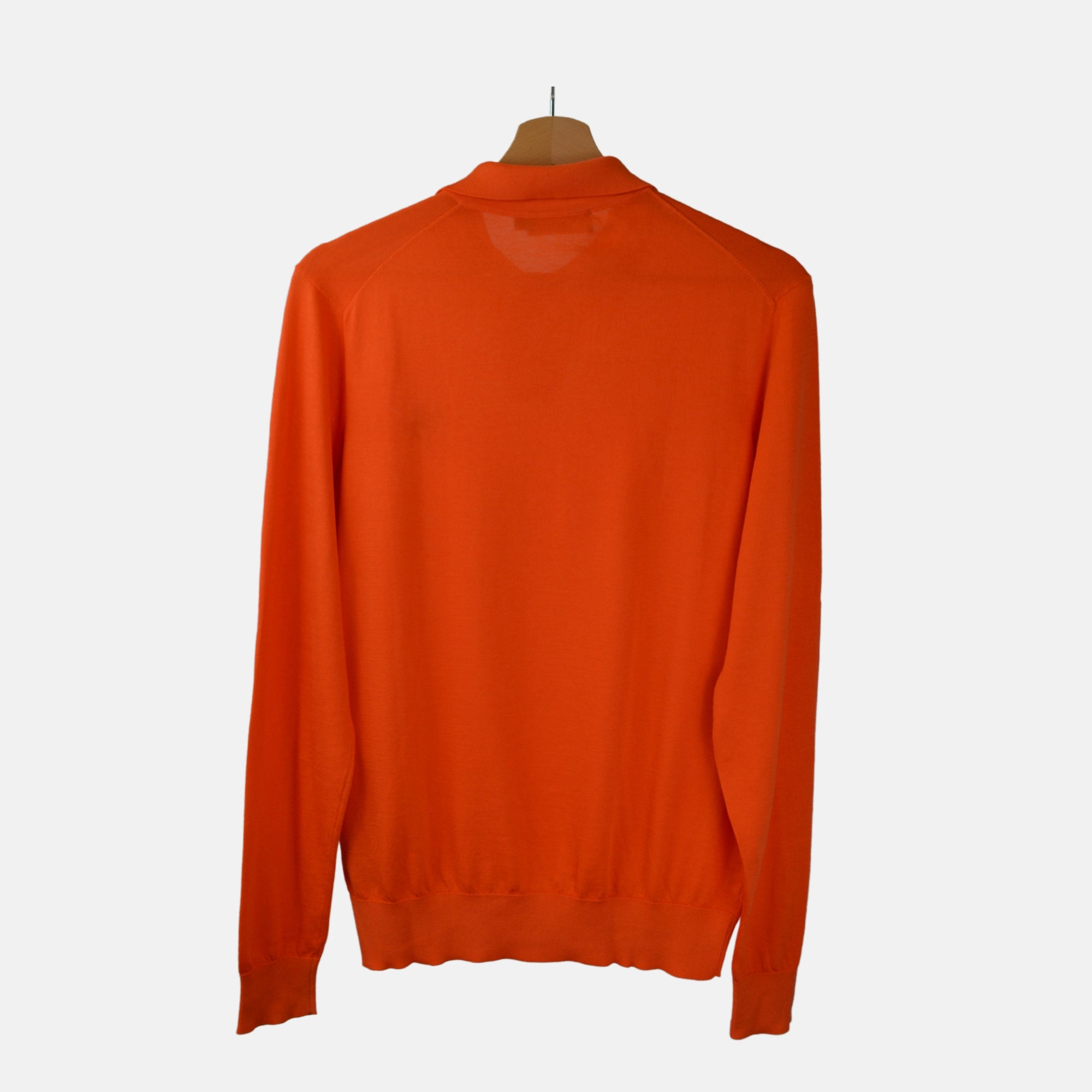 Orange Polo Shirt made of Cotton (S)