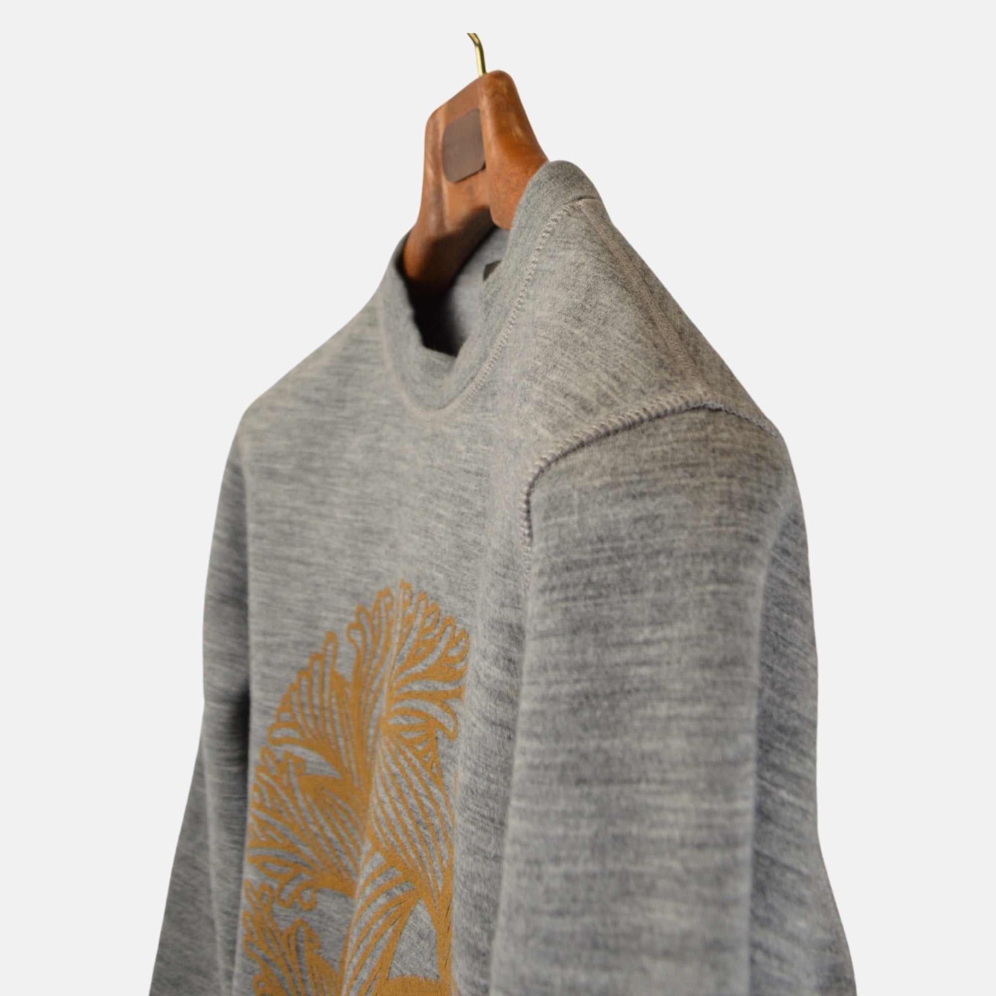 Grey Sweater made of Cotton/Wool/ Polyamide (L)