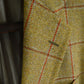 Mustard Blazer with Orange Overchecks made of Virgin Wool (52)