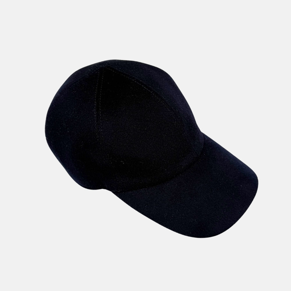 Navy Blue Wool Cap (S)