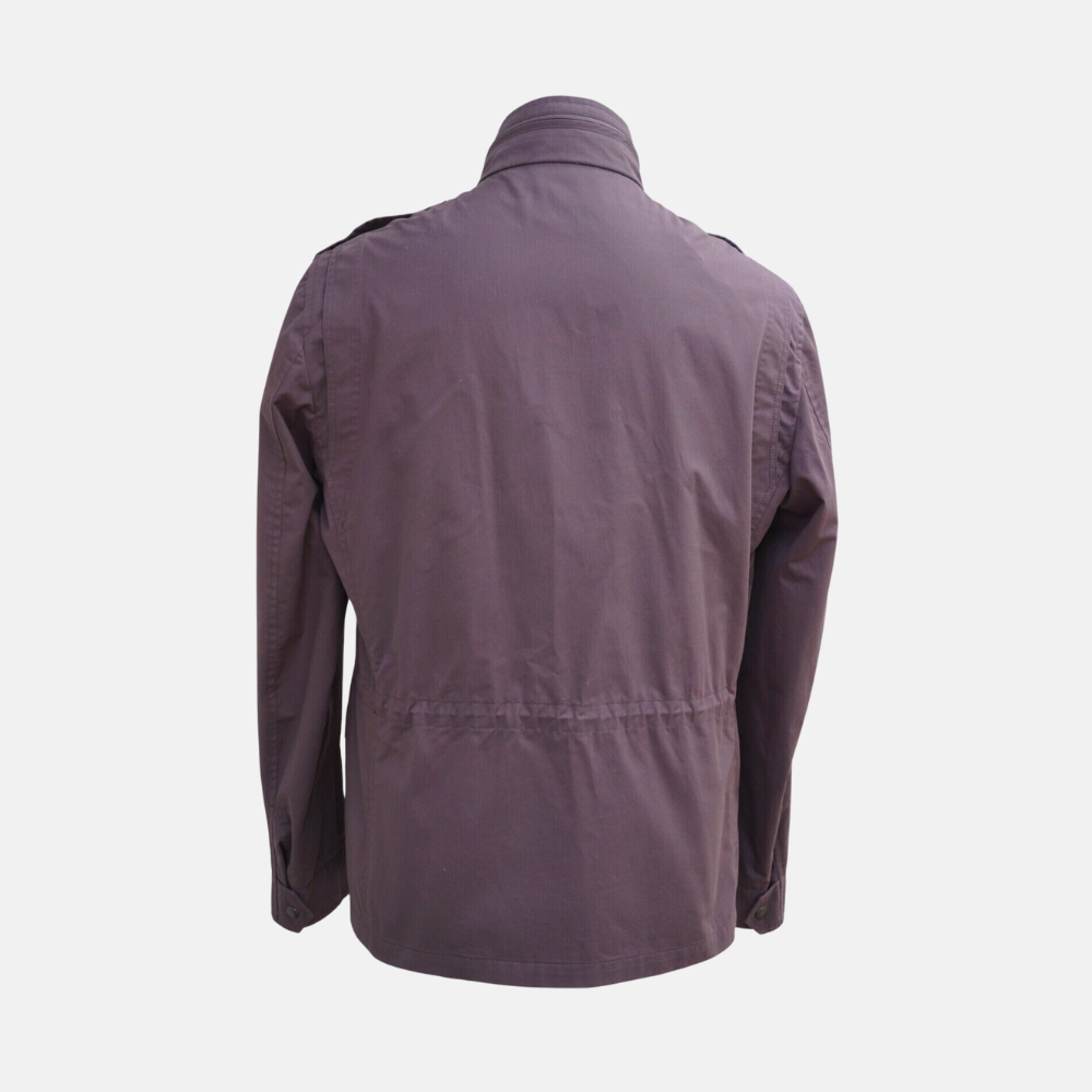 Purple Field Jacket made of Cotton