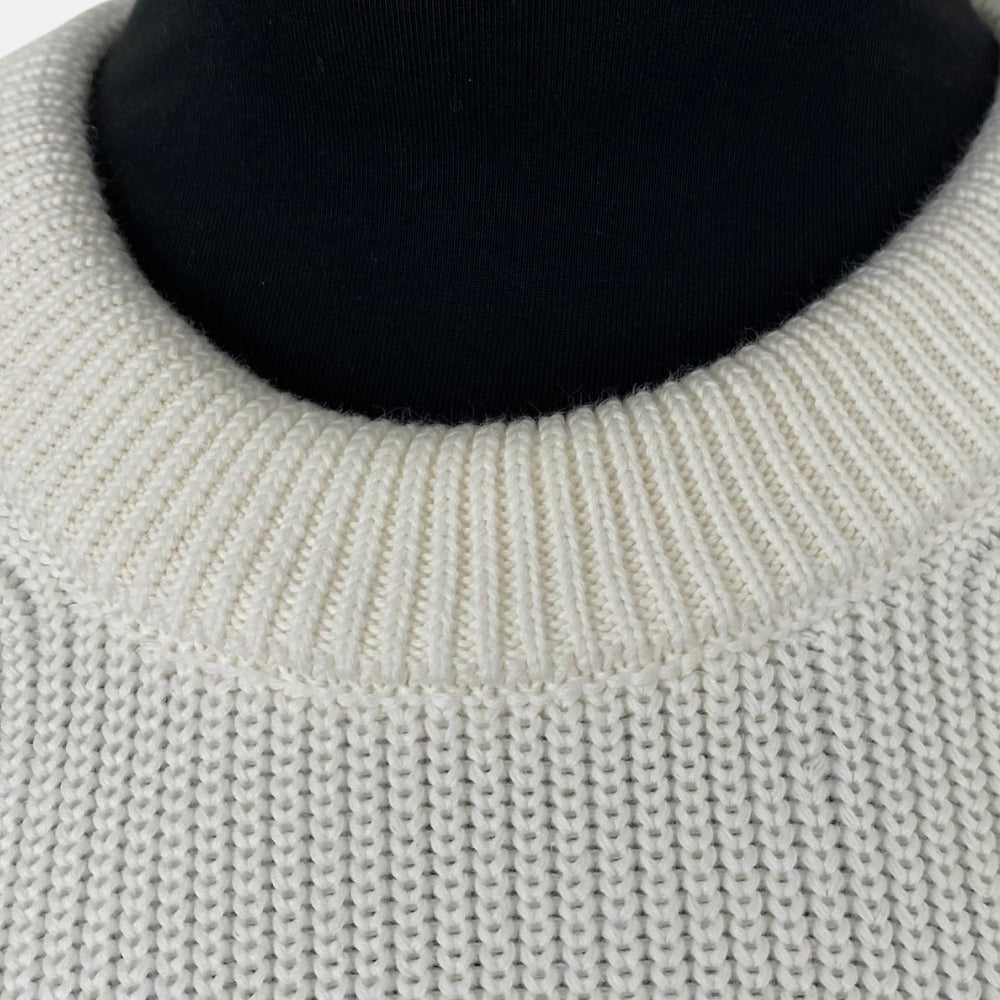 Offwhite Sweater made of Cotton and Silk (EU 52)