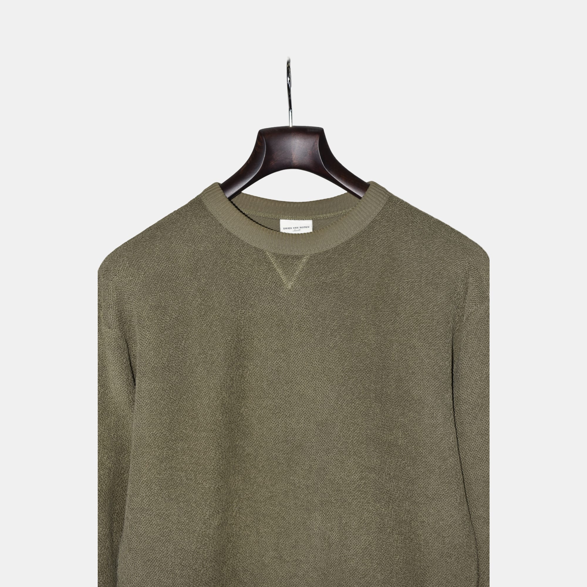 Khaki Sweater made of Cotton (S)