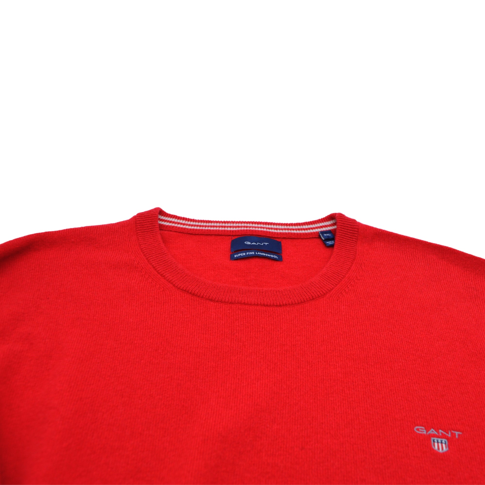 Red Pullover made of Wool (3XL)