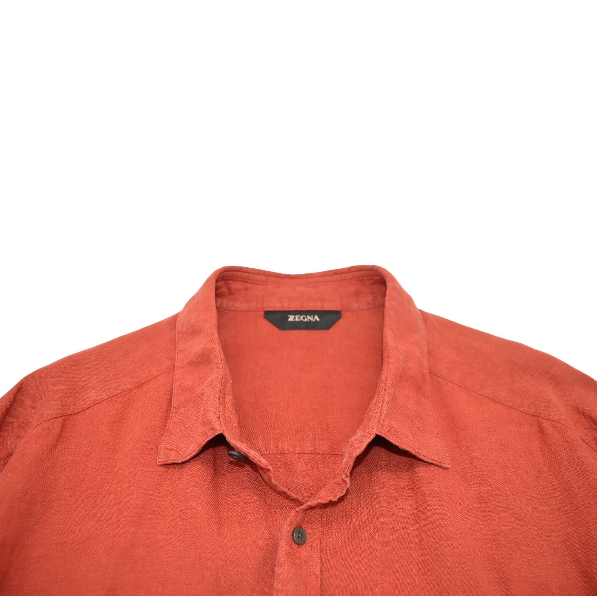 Red Overshirt made of Linen (XXL)