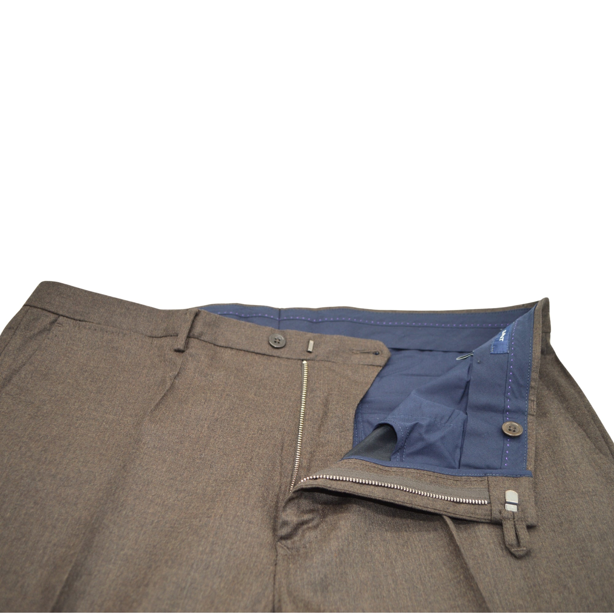 Brown Trousers made of  Wool (58)