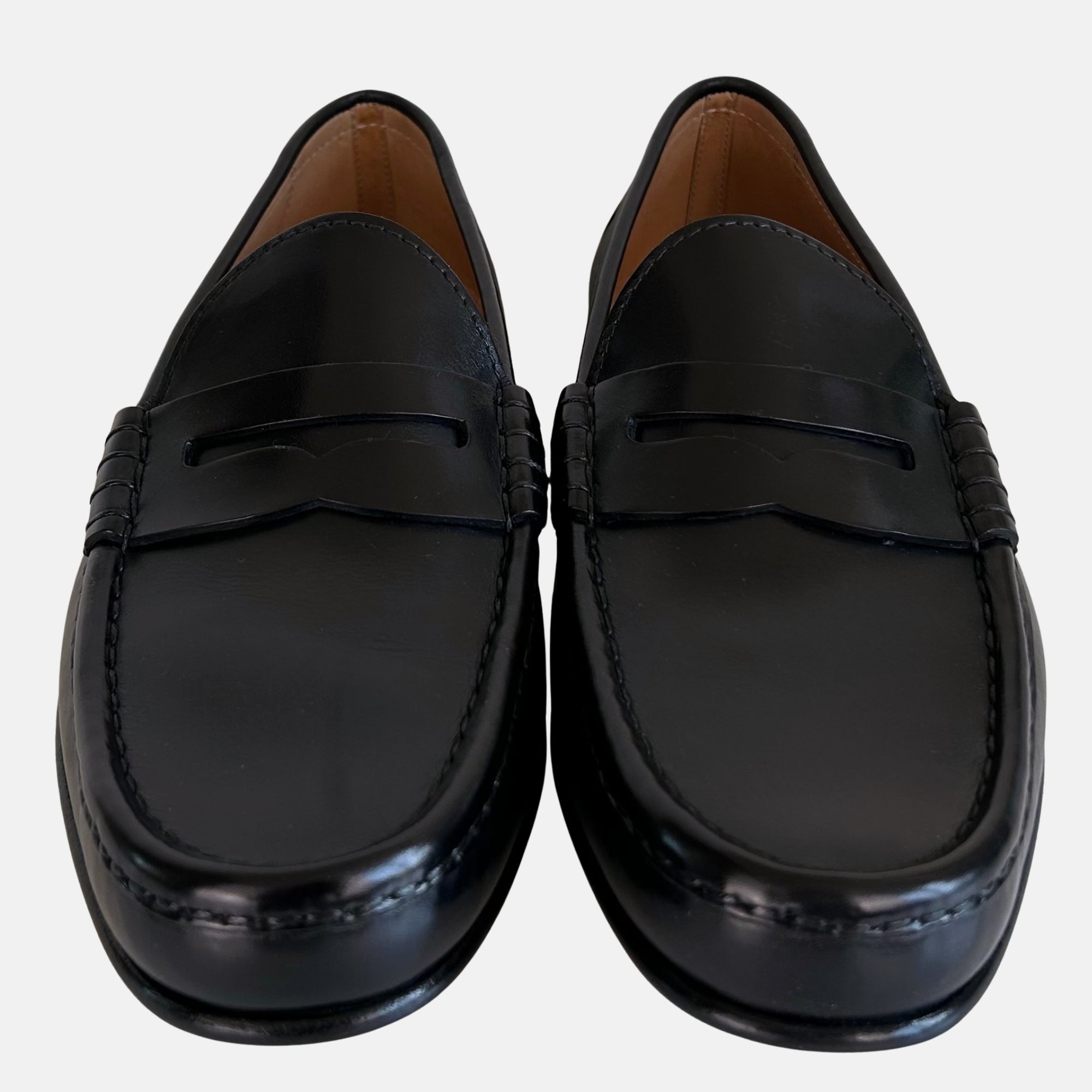 Black  Loafers made of Leather (EU 43.5)