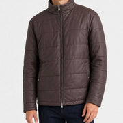 Brown Jacket made of Leather (3XL)