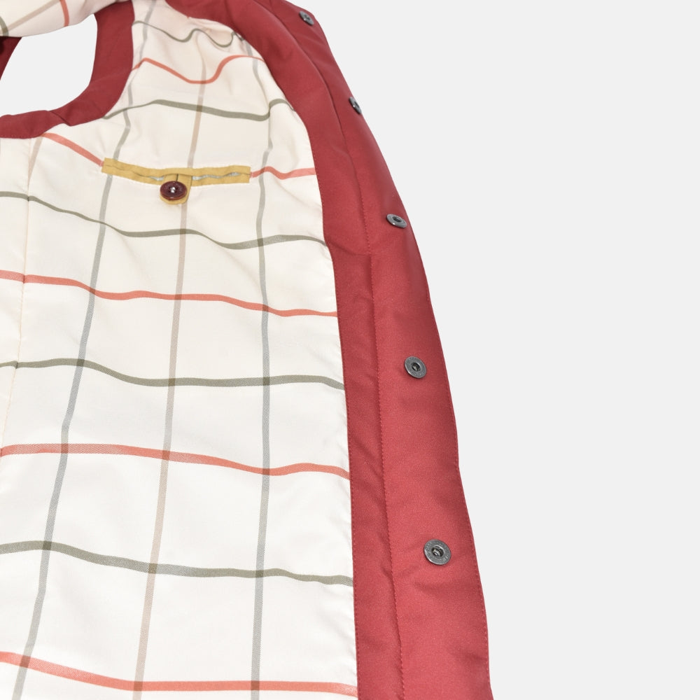 Red Vest made of Nylon/Leather Details (M)