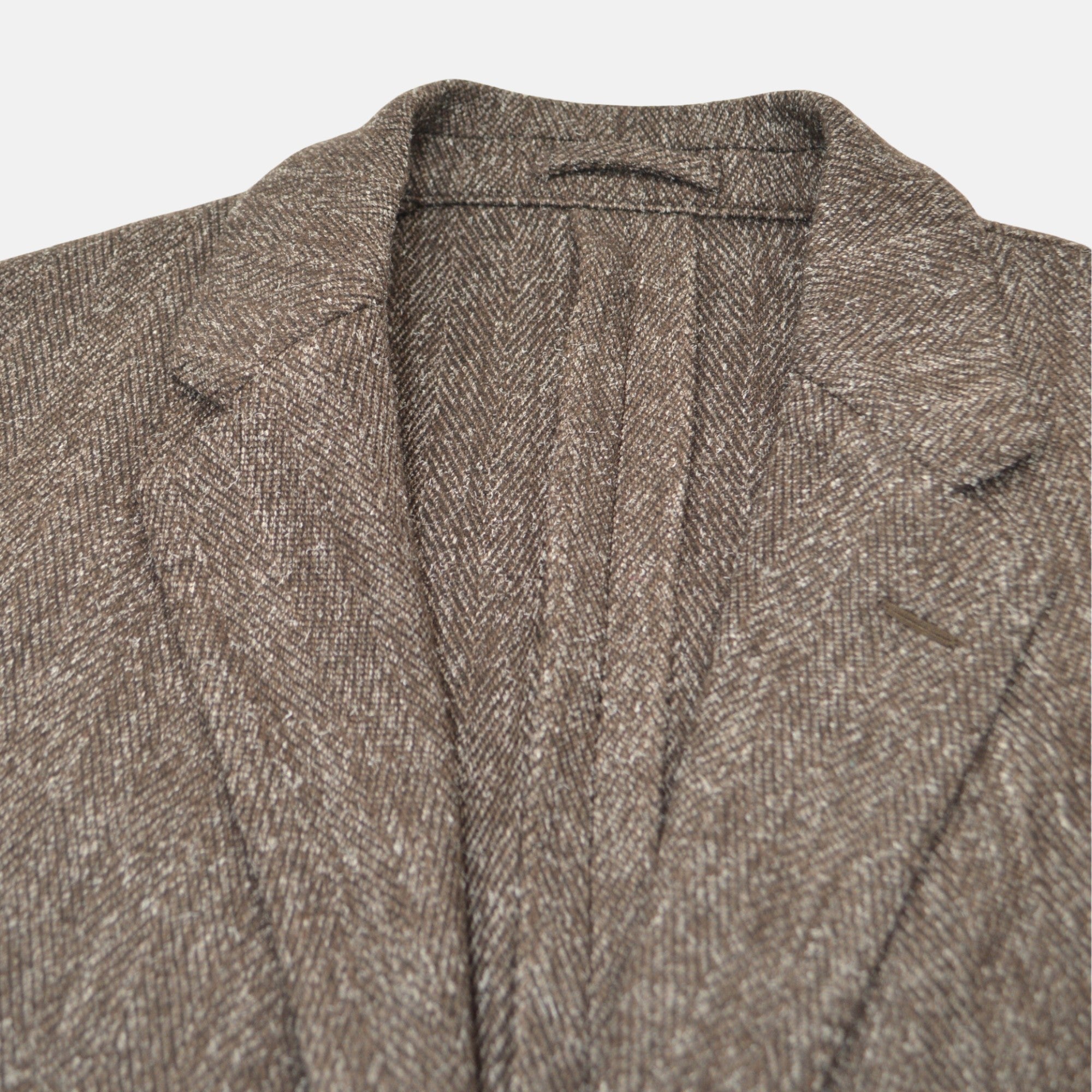 Brown Blazer made of Wool/Viscose (58)