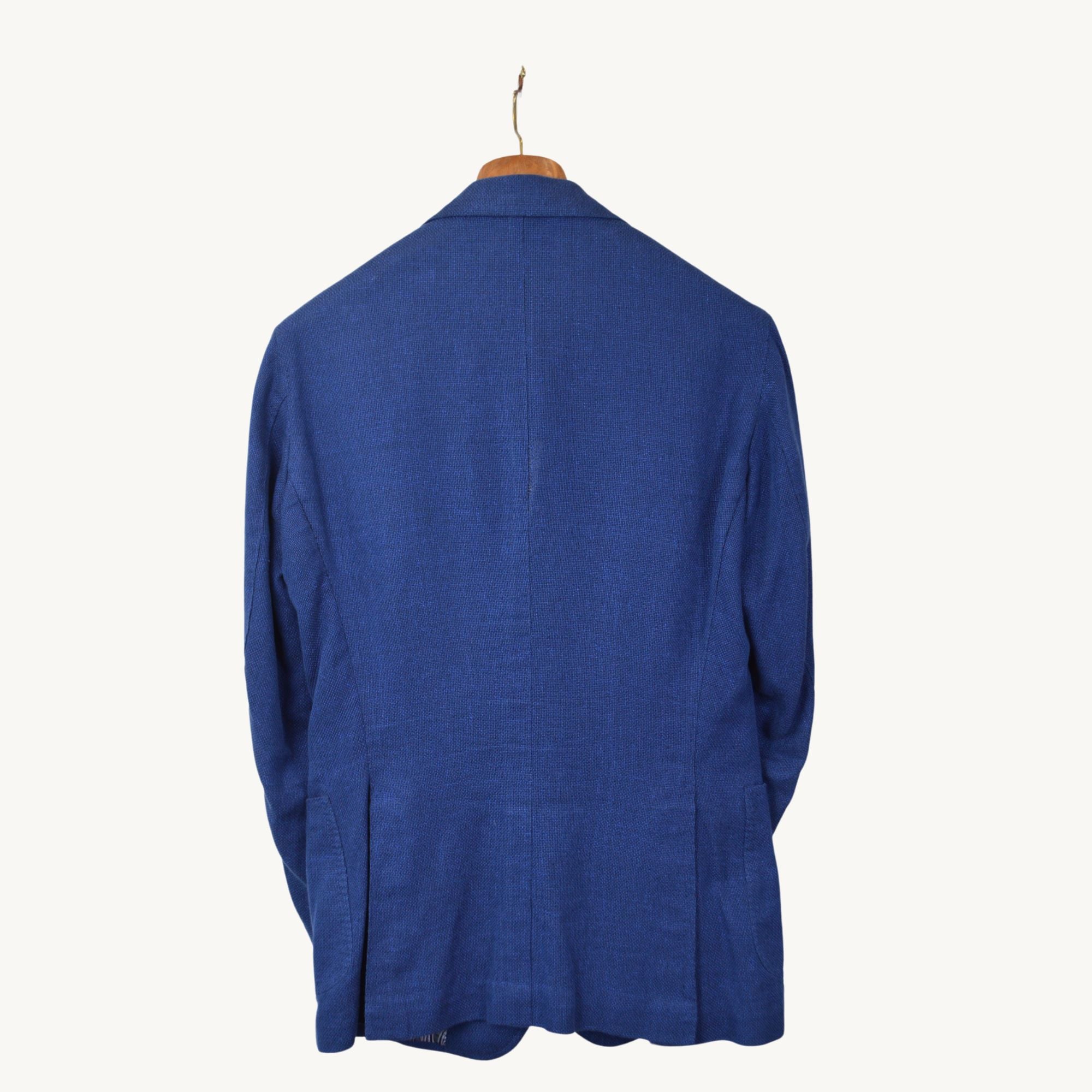 Blue Blazer made of Cotton/Linen/Silk (52)