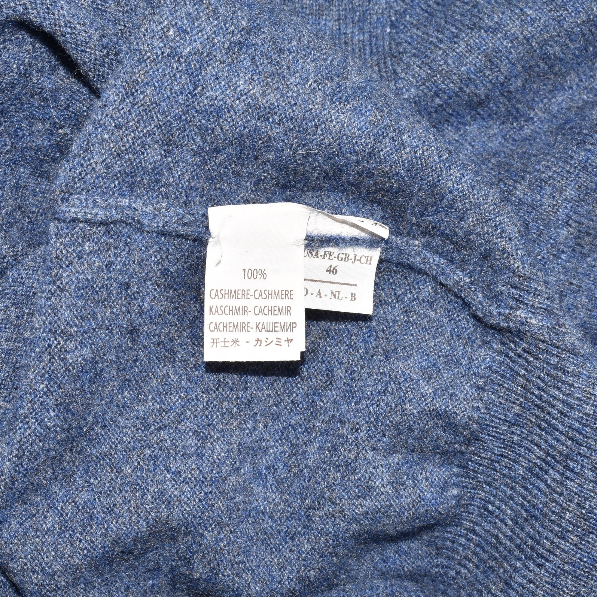 Blue Cashmere Sweater (EU 46)