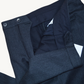 Charcoal Pleated Wool Pants